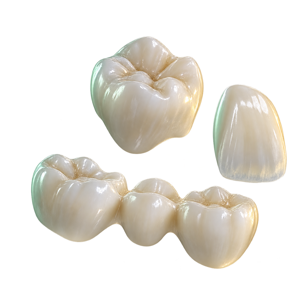 Ceramic crowns and bridge